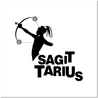 Tribal zodiac. Sagittarius Posters and Art